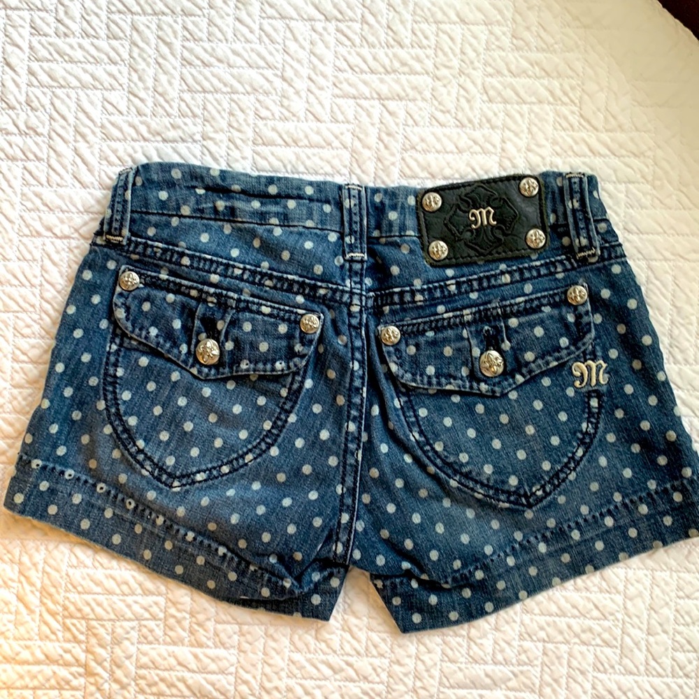 Polka dot Miss Me shorts - Size 25
